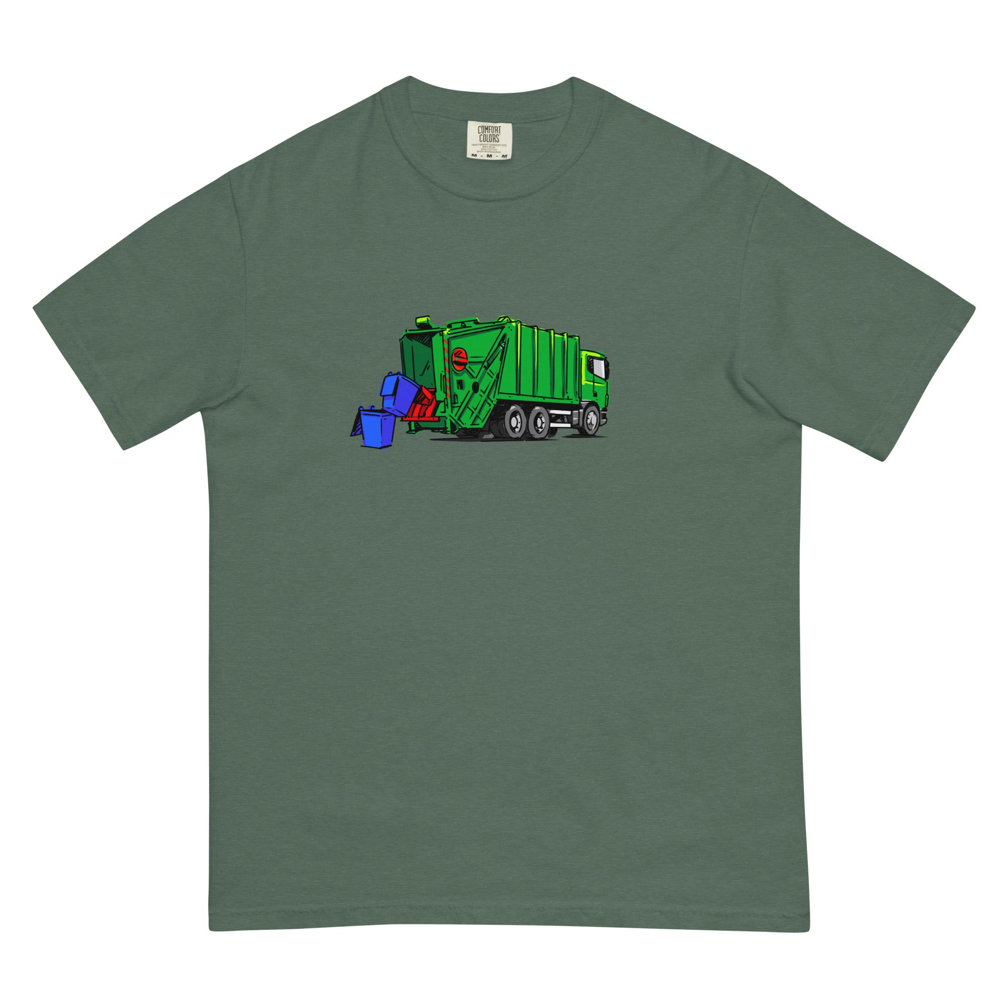 Garbage Truck T- Shirt Blue Spruce