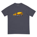 concrete cement mixer t-shirt navy