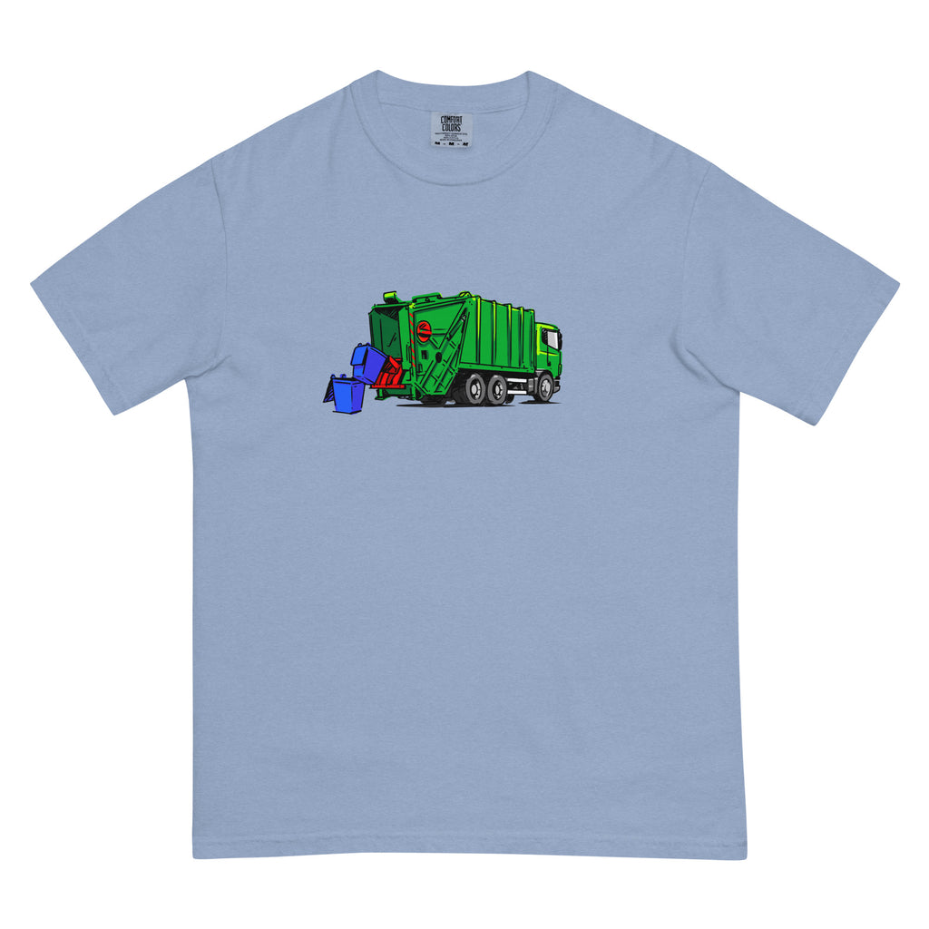 Garbage Truck T- Shirt Washed Denim