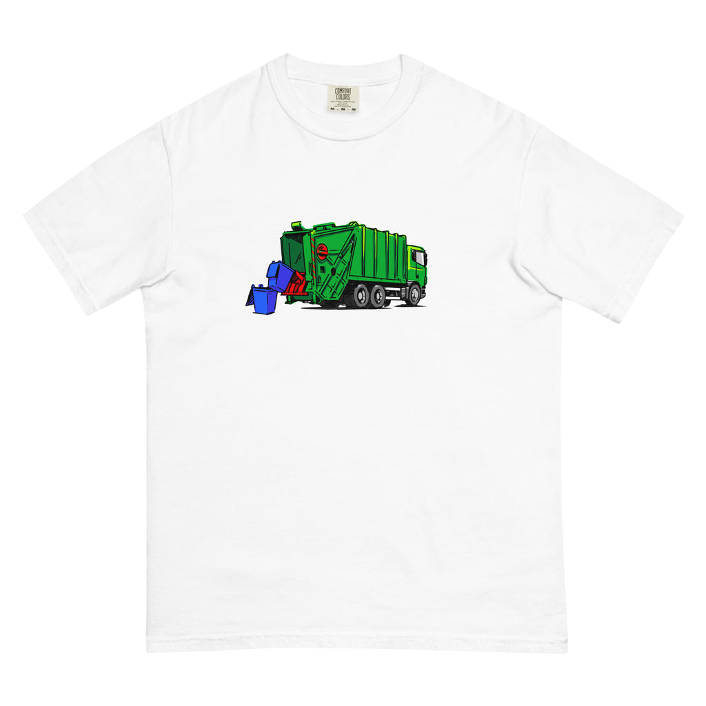 Garbage Truck T- Shirt White